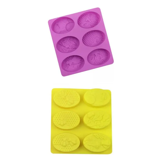 2 Moldes De Silicona Para Jabón De 3d Para Hacer Jabón En