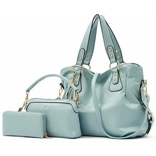 Set De Monedero Y Cartera Para Mujer, Bolsos Holgados Grande
