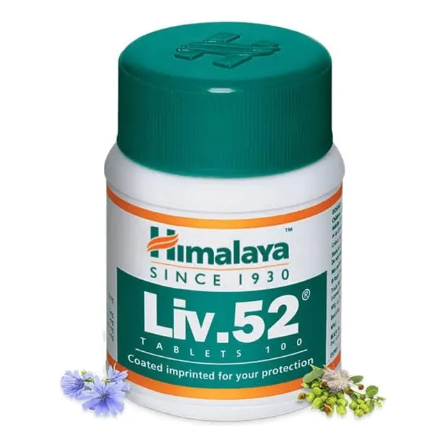 Liv52 Himalaya 100 Tabletas Recubiertas Ayurveda