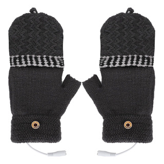 Guantes Térmicos Recargables Usb Warm Para Portátil, Mitad C Guantes Térmicos Recargables Usb Warm Para Portátil, Mitad C