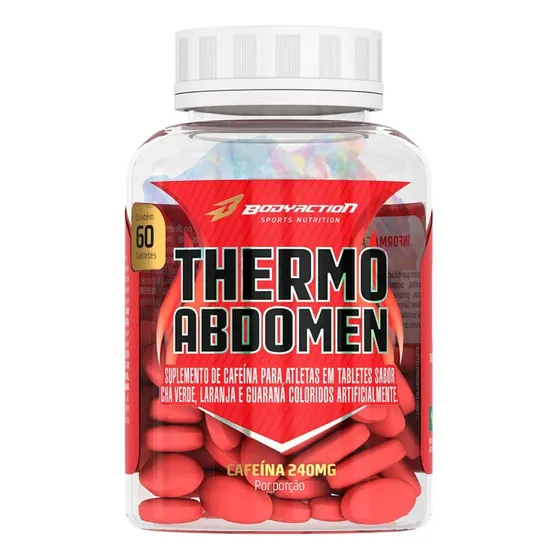Thermo Abdomen Termogênico 240mg Cafeína Anidra 60 Cápsulas