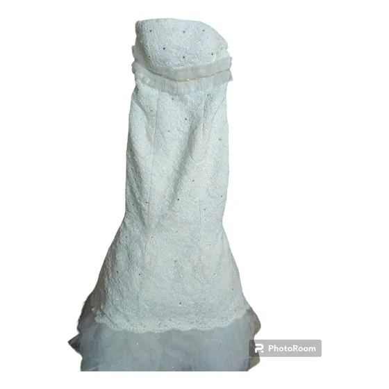 Vestido De Novia Corte Sirena. Traje De Novia 
