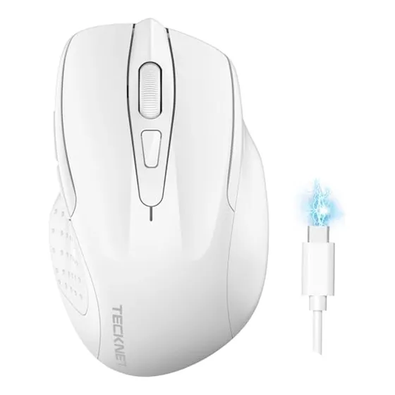 Tecknet Ratón Inalámbrico (bt5.0/3.0 Y 2.4g)