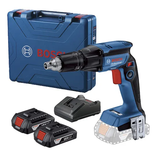 Atornillador Para Drywall Bosch Gtb 185-li, 18v, 2 Baterías Color Azul 18v