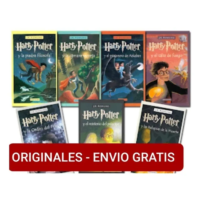 Coleccion Harry Potter 1 Al 7 ( Tapadura ) Originales
