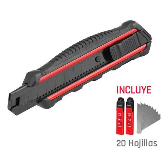 Exacto Retráctil Metálico Ronix Rh-3008 Cutter Profesional