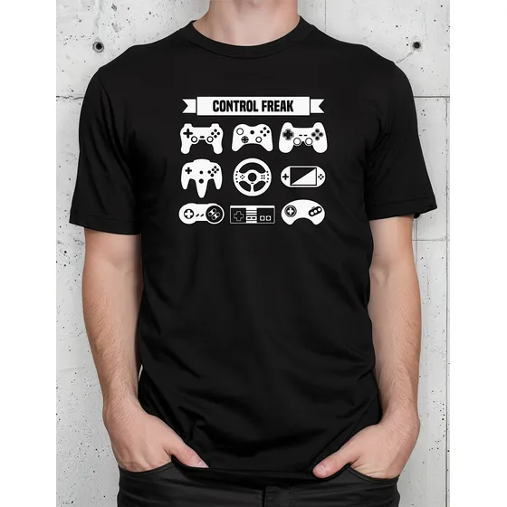 Camiseta Control Freak Camisa Games Videogame Geek Gamer