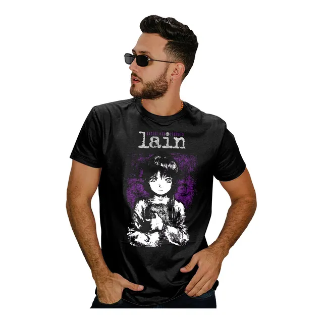 Remera Serial Experimentas Lain Iwakura Anime Cyberpunk