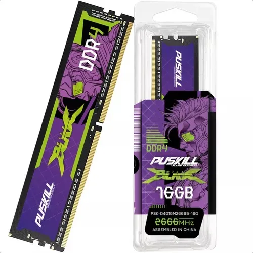 Memória Ram Desktop Gamer Puskill Killblade 16gb Ddr4 2666mhz Pc4-21300