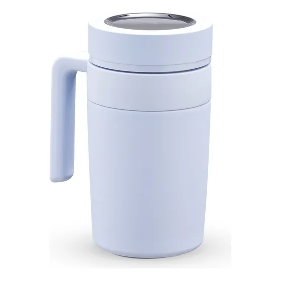 Caneca Térmica Inox 500ml Infusor  Display Led E Termômetro