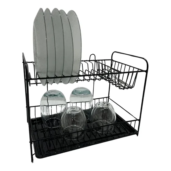 Secaplatos Escurridor Con Cubiertero 38x25x25 13 Cocina Moda