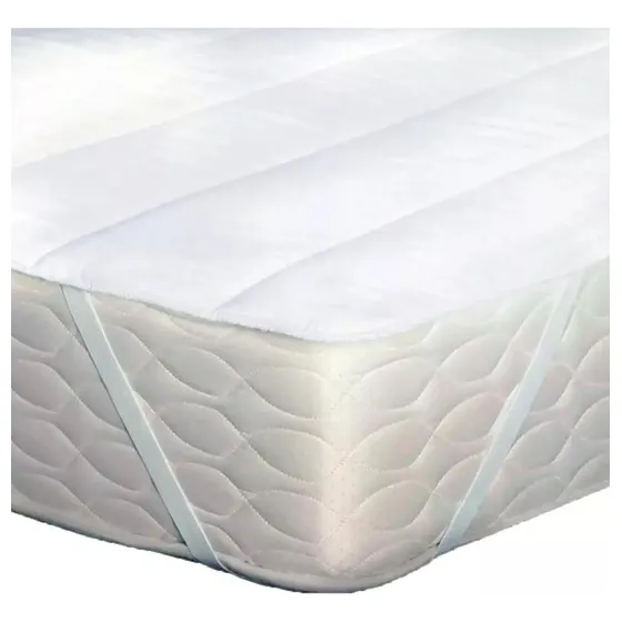 Cubrecolchon Matelasse 2 1/2 Plaza Hotel 140 X 190 Cm Color Blanco Diseño De La Tela Liso Tamaño Del Colchón 2 1/2 Plazas