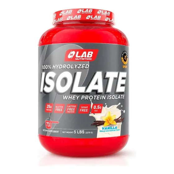 Proteína en Polvo Labnutrition Usa Hidrolizada Sabor Vainilla Sin Gluten 5 Lb | Cuotas sin interés