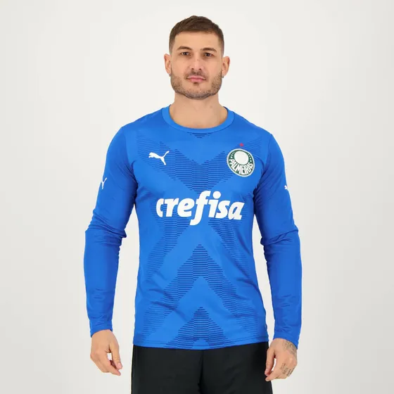 Camisa Puma Palmeiras Goleiro I 2023 Manga Longa