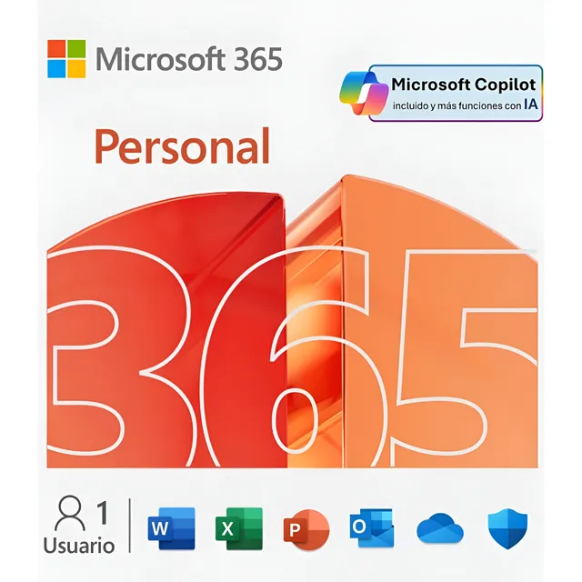 Microsoft 365 / Office 365 Personal - 5 Dispositivos 1 Año
