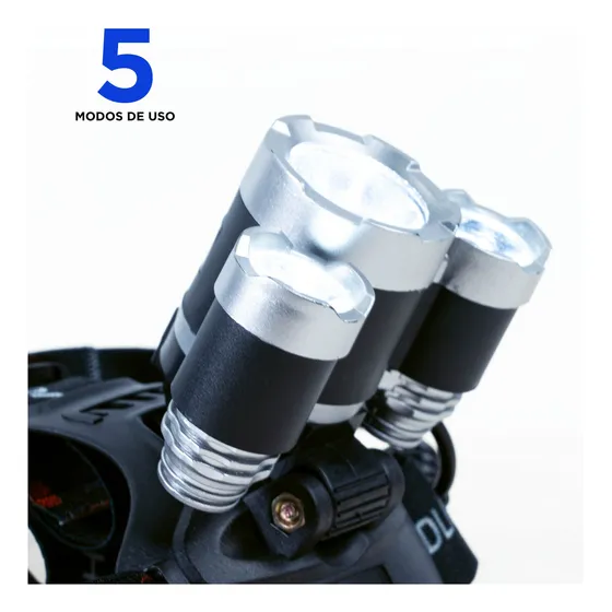 Lanterna Cabeça Led Para Ciclista Pesca Caminhoneiro Camping Cor da luz Branco