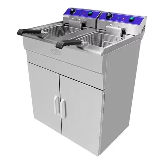 Freidora Electrica Industrial 60l Doble 220v/7000w Nueva