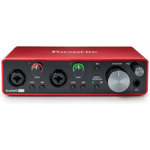 ゆん様用　Focusrite Scarlett 18i20 3rd Gen Interface de áudio Usb Focusrite Scarlett 18i20 - 3ª geração