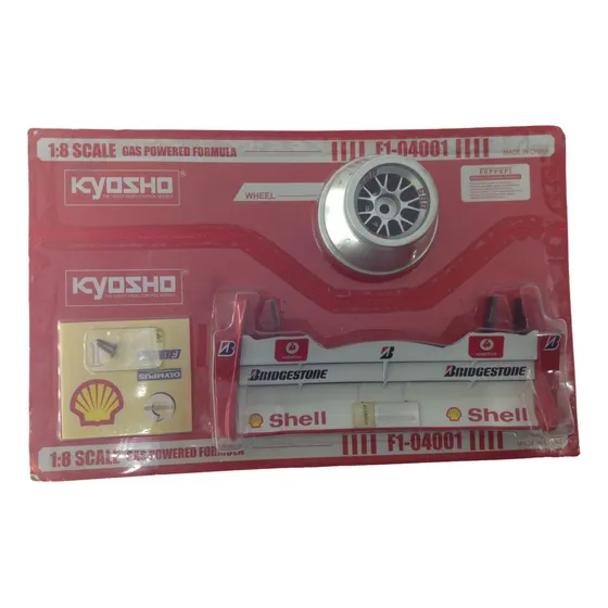 Ferrari F2004 1/8 Kyosho A Combustão - Roda E Asa Dianteira
