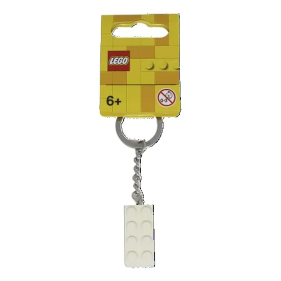 Lego Llavero  Piedra Metálica Blanca  854084,