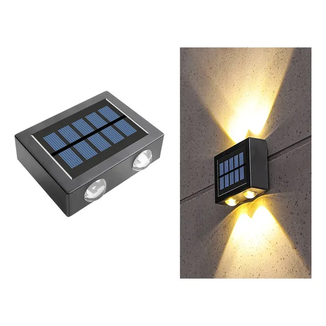 Lámpara De Pared Impermeable Doble Cabezal Para Exteriores