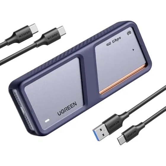 Ugreen Carcasa Nvme M.2 De 40 Gbps Con Ventilador