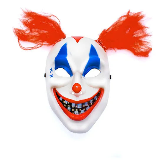 Mascara De Payaso Clown Halloween Color Rojo