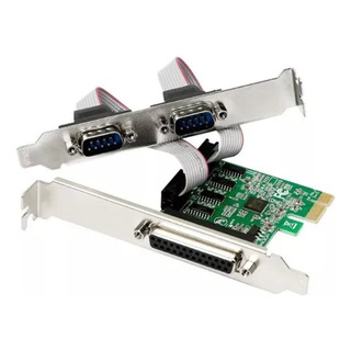 Placa Pci Express 1x 2 Porta Serial Db9 E 1 Paralela Db25 Placa Pci Express 1x 2 Porta Serial Db9 E 1 Paralela Db25