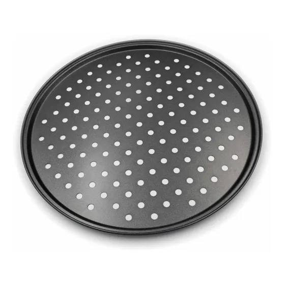 Sarten Pizza Para Horno Antiadherente 1pulgada Acero