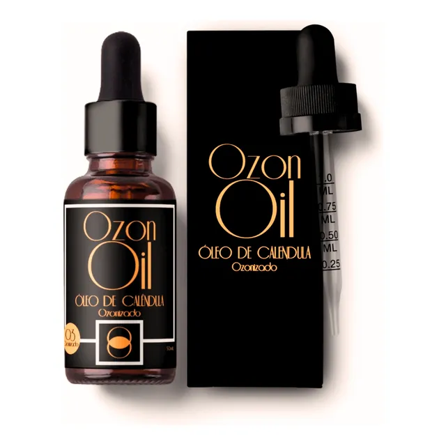 Óleo De Calêndula Ozonizado 100% Puro 50ml Concentrado