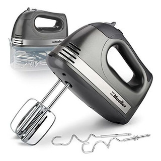 Batidora De Mano Mueller, 5 Velocidades 250w Turbo Con Batidora De Mano Mueller, 5 Velocidades 250w Turbo Con