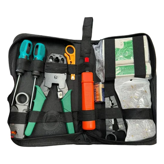 Kit De Herramientas De Red Para Rj45 Cat5/cat6