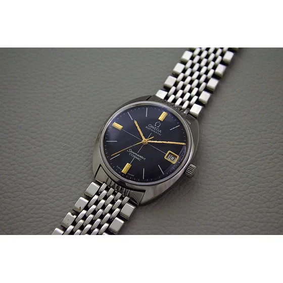 Omega Seamaster Cosmic Automatic Black Dial - Lindo E Raro