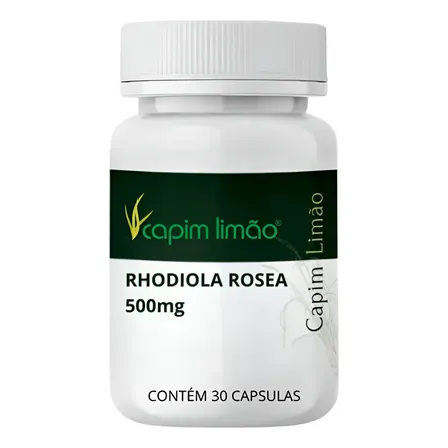 Rhodiola Rosea 500mg 30 Caps Sem Sabor