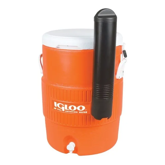 Termo Igloo De 10 Galones 37 Lts Naranja 