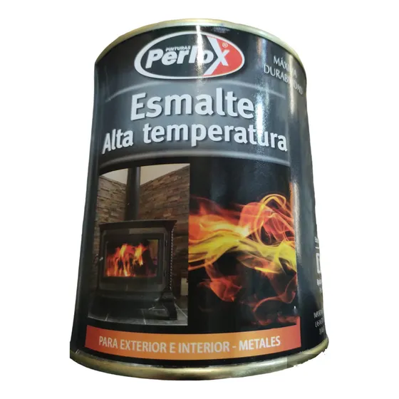 Esmalte Sintético Alta Temperatura Perlox 4lts Negro P G 