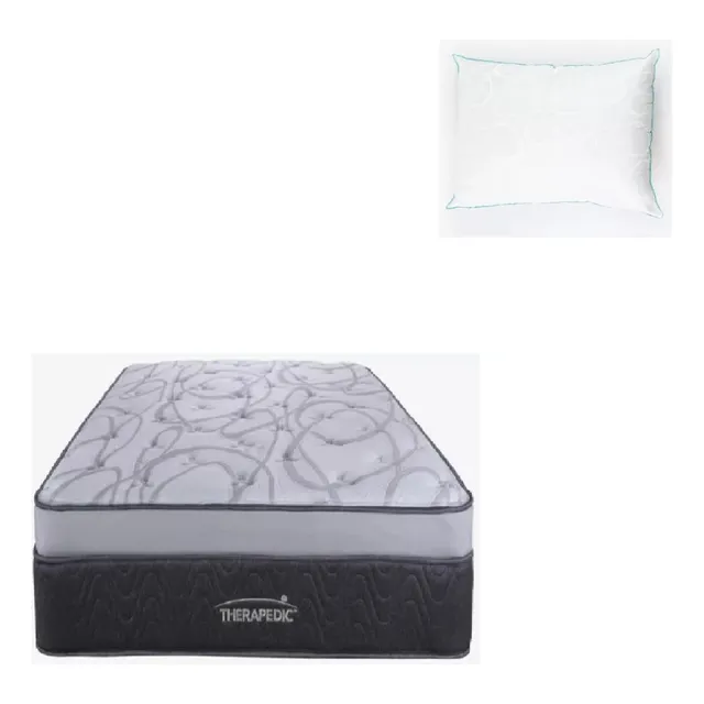 Paquete Colchon King Size Therapedic Stratos Con Almohada