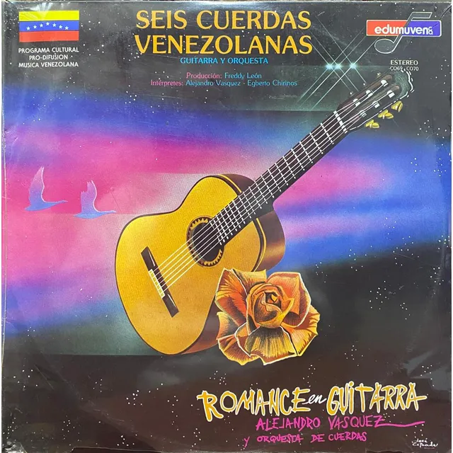 Disco Doble Lp - Alejandro Vasquez / Romance En Guitarra