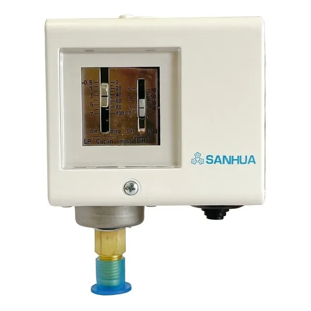 Pressostato Baixa Kp1 Danfoss Automático Sanhua 1/4 Rosca