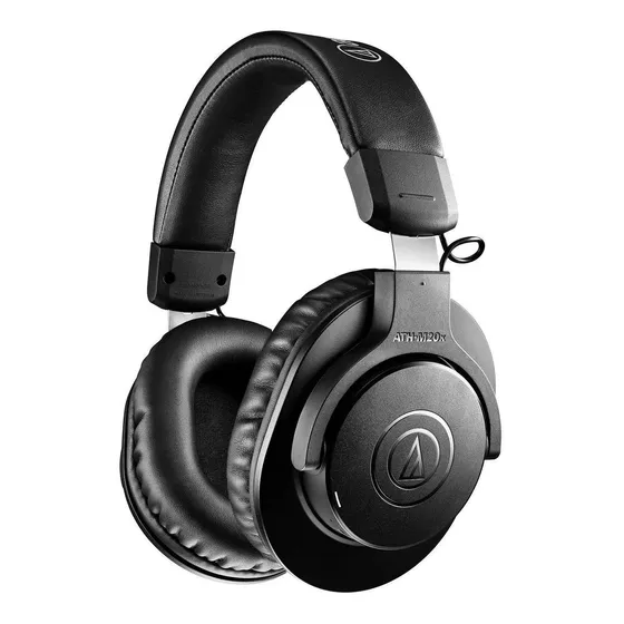 Audifonos Inalámbricos Ath-m20xbt Audio Technica Color Negro Luz Negro