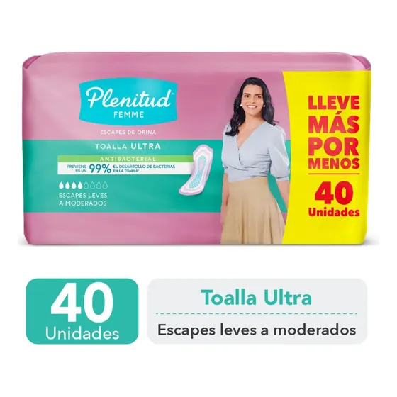 Toalla Plenitud Ultra Femme 80 Unidades 
