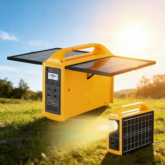 Central Eléctrica Portátil Panel Solar, Batería Generador Con Salida Usb-c De Ca 100w, Iluminación Led Pantalla Lcd,generador Solar Portátil,falta De Energía/campamento /doméstico