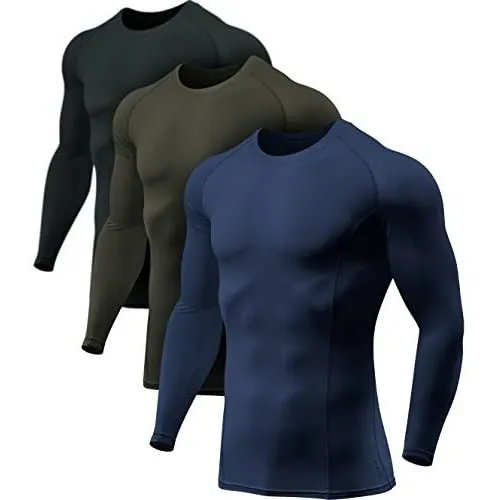Athlio Camisas De Compresión De Manga Larga Para Xvxbc