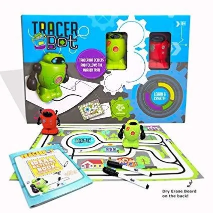 Mukikim Tracerbot Set (2 Robot Set) - Mini Inductivo Robot Q