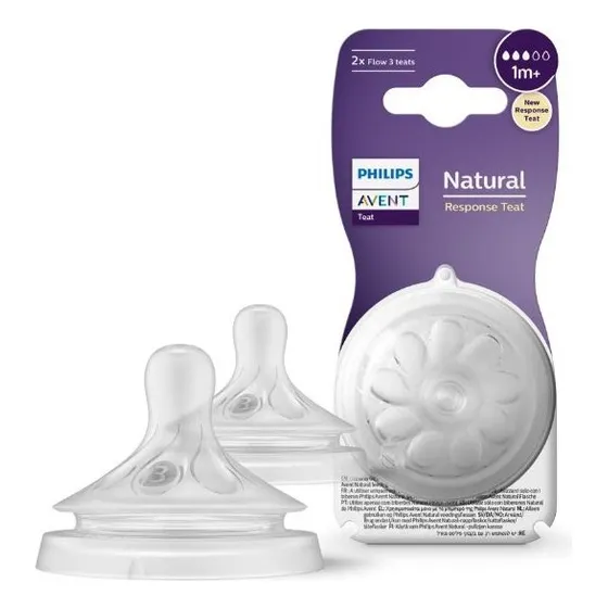 Set Tetinas De Repuesto Avent Philips Natural Response 1m+