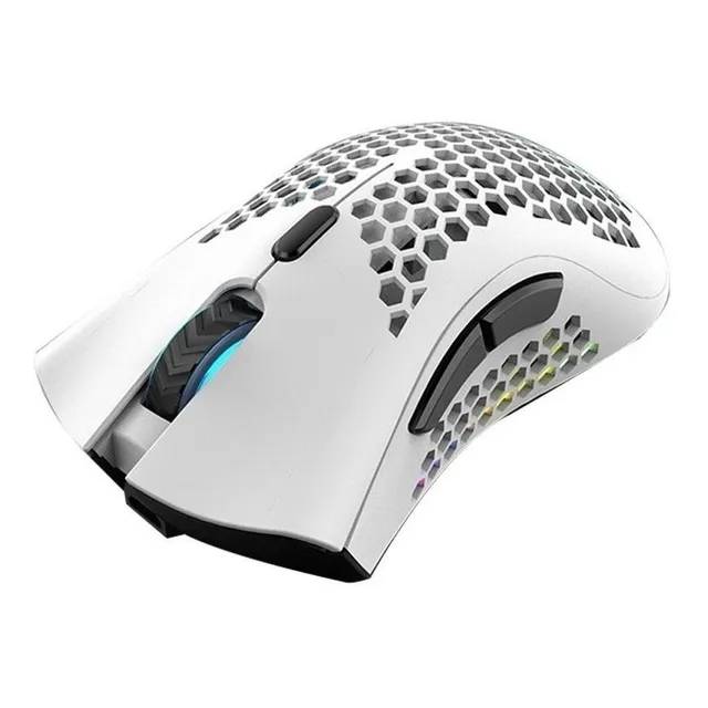 Mouse gamer inalámbrico recargable K-Snake BM600 white