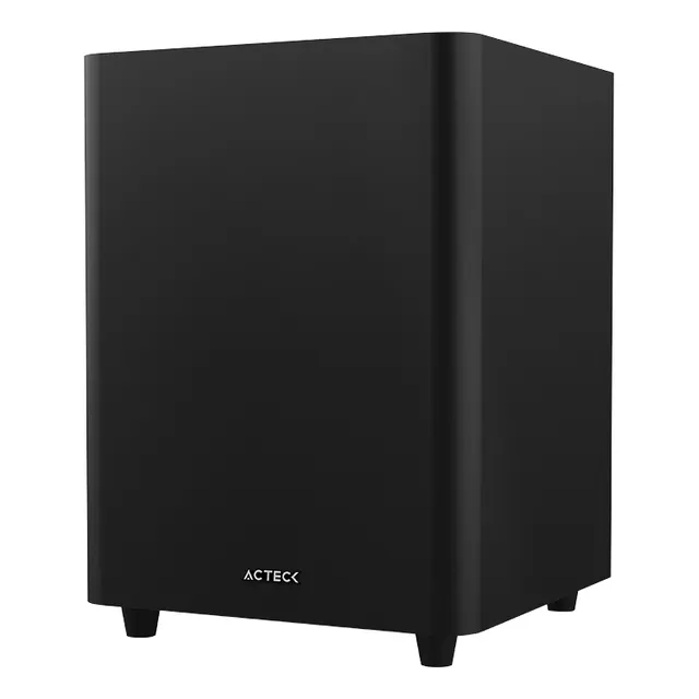 Subwoofer Estudio Acteck Dynamic Bass Bw676 Activo 50w Color Negro