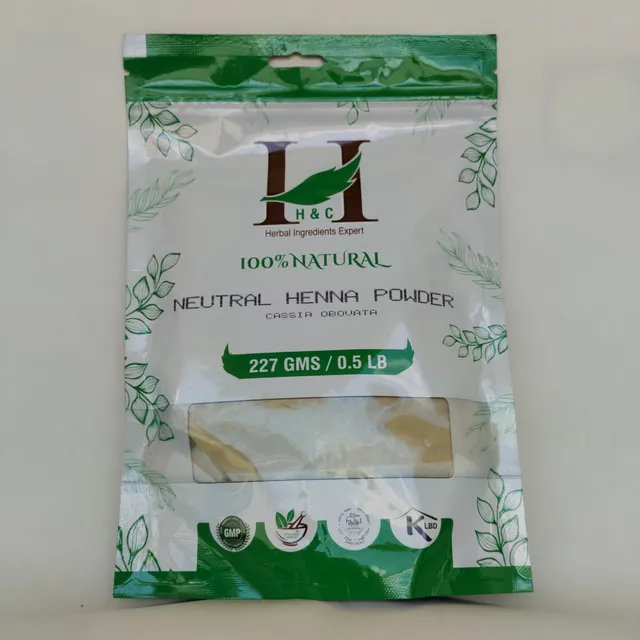 Henna Neutra O Incolora Natural (cassia Obovata) 100%  Pura