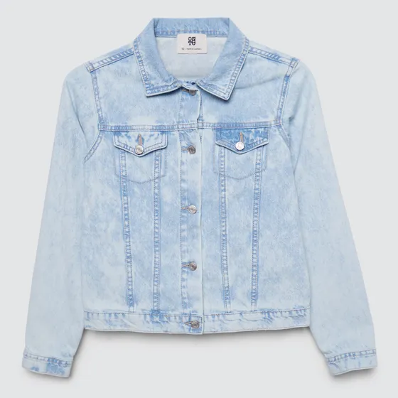 Chaqueta Niña Ostu Trucker Azul Algodón 90080036-581