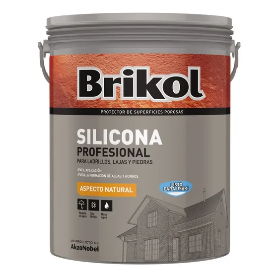 Brikol Ladrillos Silicona Base Agua Incoloro 20lt